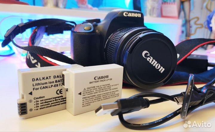 Зеркальный фотоаппарат canon 600d