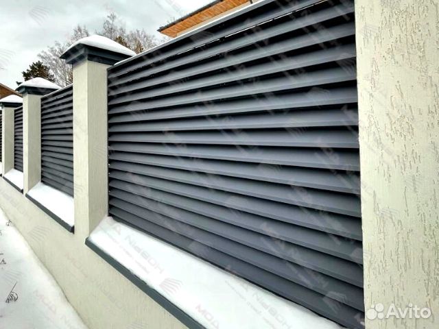 Забор жалюзи