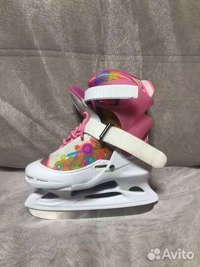 Коньки детские раздвижные для девочек 26 29