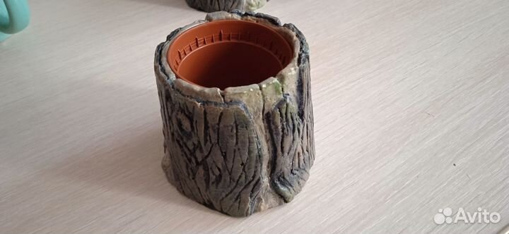 Кашпо (гипс) для растений