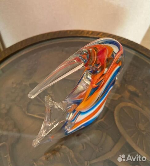 Фигура рыба муранское стекло