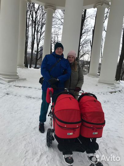 Коляска для двойни tfk twinner twist duo