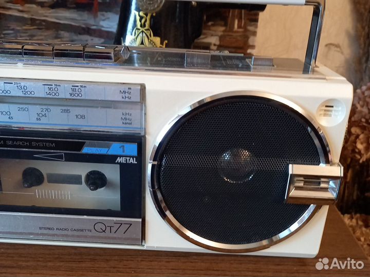 Кассетная магнитола sharp qt77