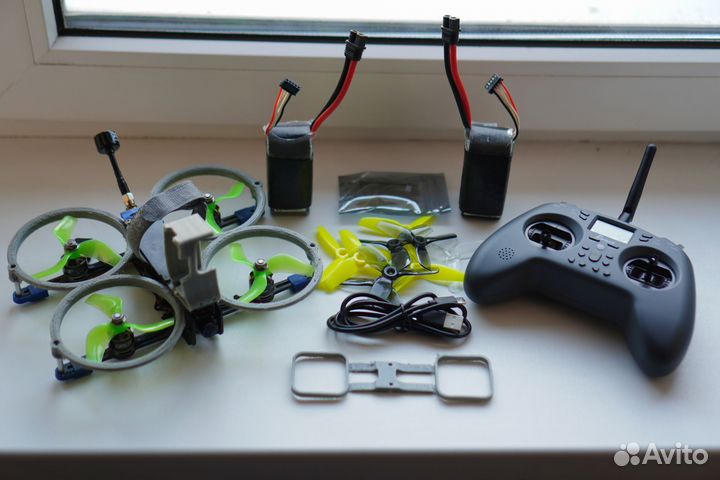 Fpv квадрокоптер + пульт + акб