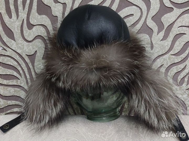 Шапка ушанка женская меховая
