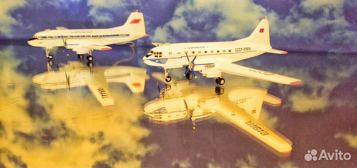 Модели самолётов Ил-12;Ил-14