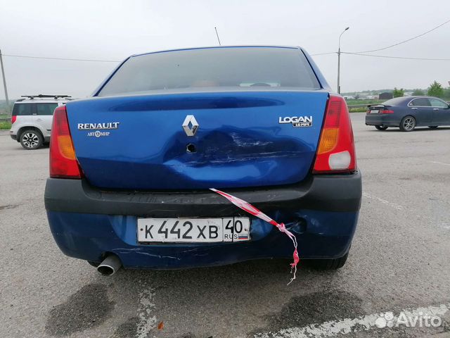 Крышка багажника renault logan