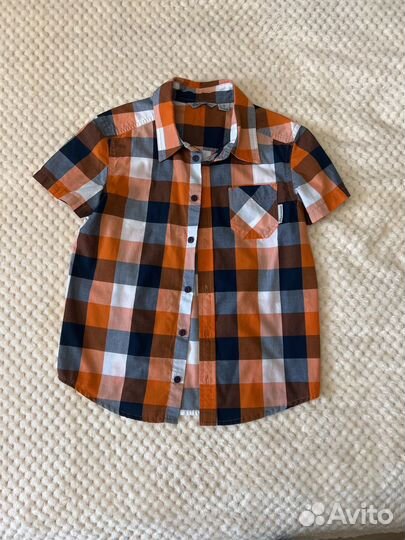 Рубашка для мальчика 128 новая