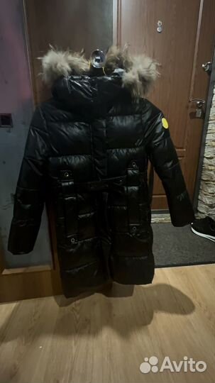 Пуховик moncler рост 134 для девочки