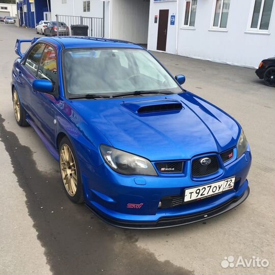 Передний сплиттер, губа Subaru Impreza GD/GG 05-07