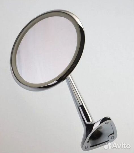 Зеркало боковое ваз-2101, хром, раннее