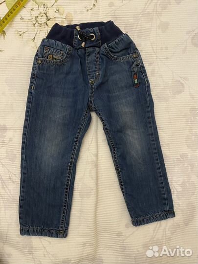 Джинсы утепленные 92
