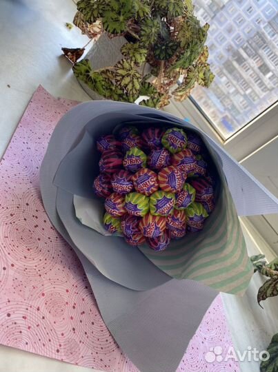 Букет из чупа чупсов