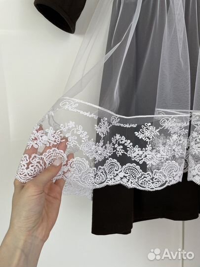 Школьная форма на последний звонок с фартуком