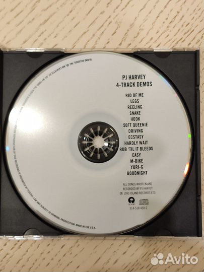 P.J. Harvey. CD и DVD диски
