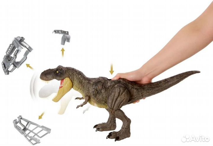 Фигурка динозавра Mattel Jurassic World Атакующий