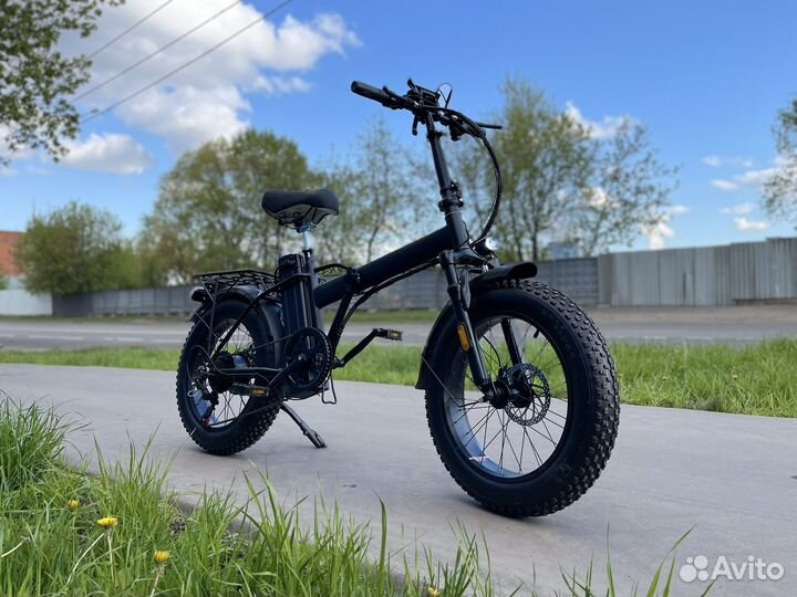 Электровелосипед фэтбайк складной новый