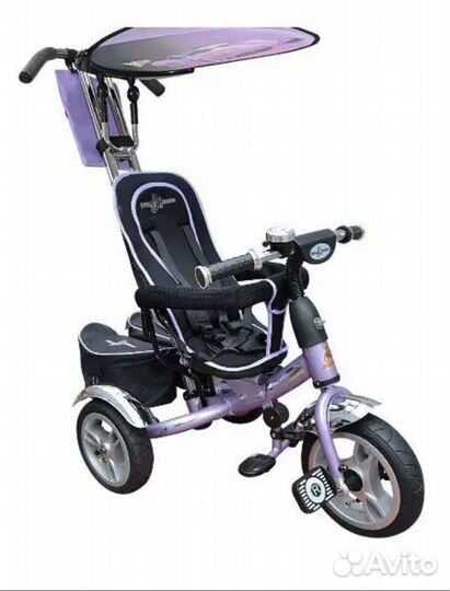 Трехколесный велосипед с ручкой