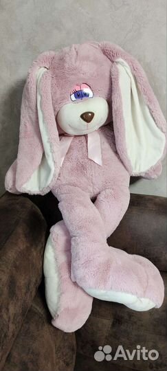 Мягкая игрушка заяц 100см