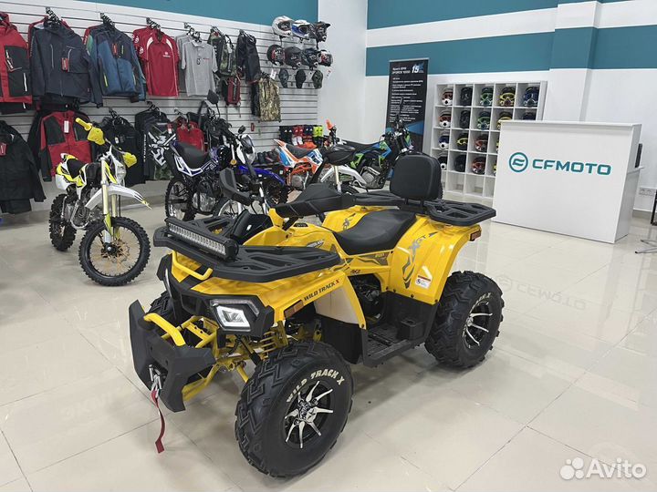 Квадроцикл Motoland Wild Track X 200 PRO желтый