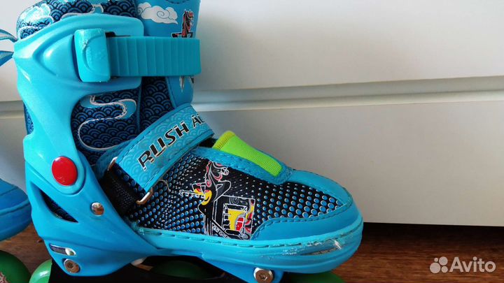 Коньки роликовые раздвижные р-р 27-30