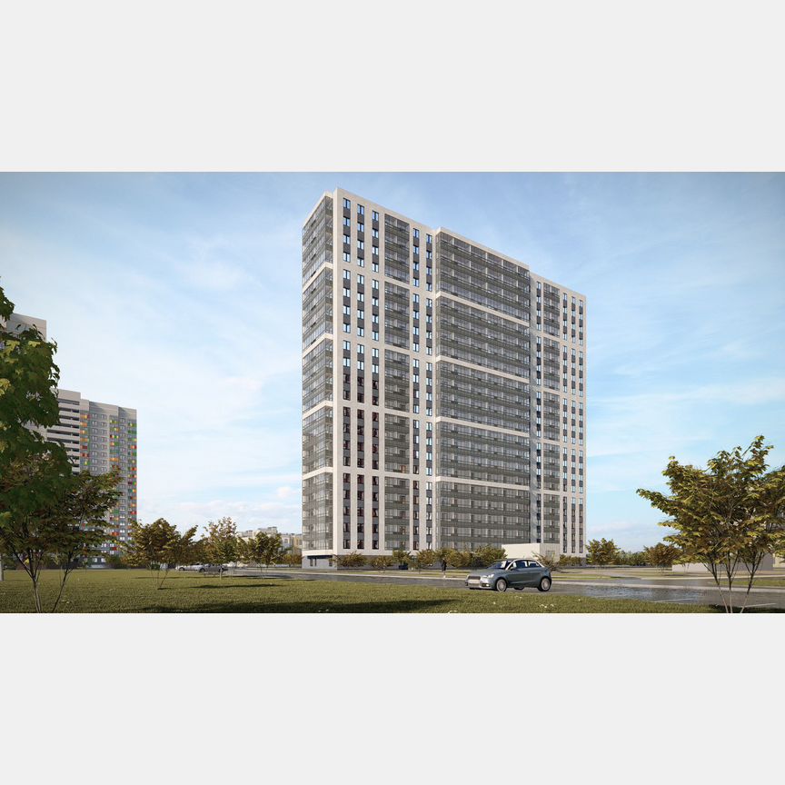 1-к. квартира, 33,8 м², 21/22 эт.