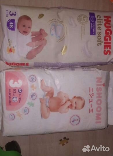 Памперсы,пеленки merries, Huggies и др