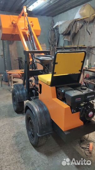 Самодельный мини трактор погрузчик