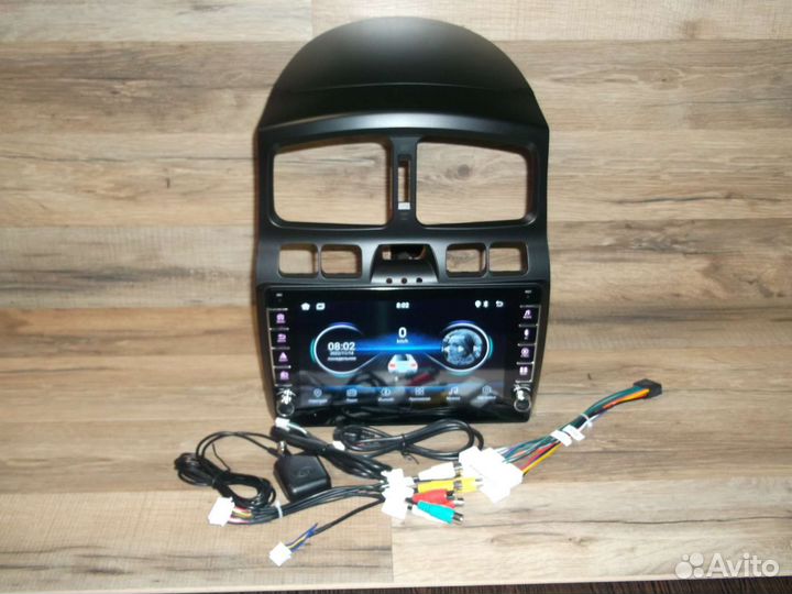 Магнитола Hyundai Santa Fe SM Android с крутилками