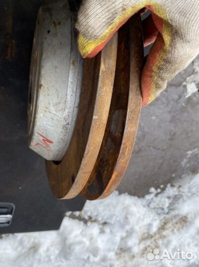 Диски тормозные задние Mercedes ML W164 R W251