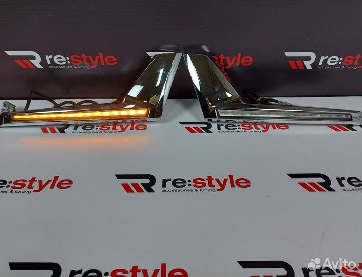 Ресницы в фары Toyota Land Cruiser 200 R1075