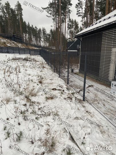 Забор из Гиттер 3Д 5 мм. 1.7 метра