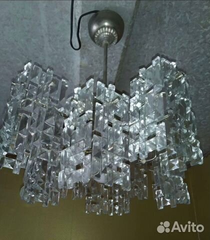 Люстра хрустальная СССР редкая