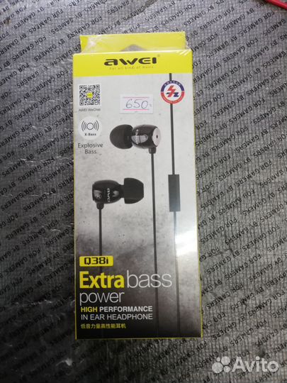 Гарнитура awei Q38i качество