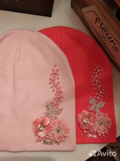 Шапка детская двойной хлопок