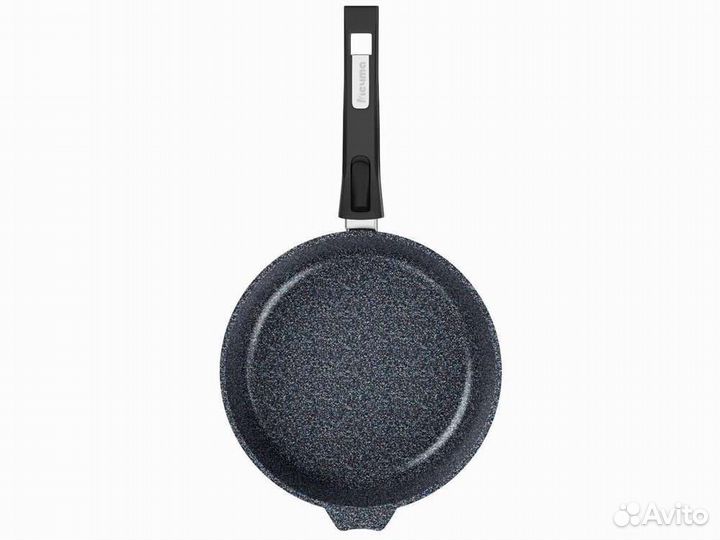 Сковорода d28 с крышкой Гранит star