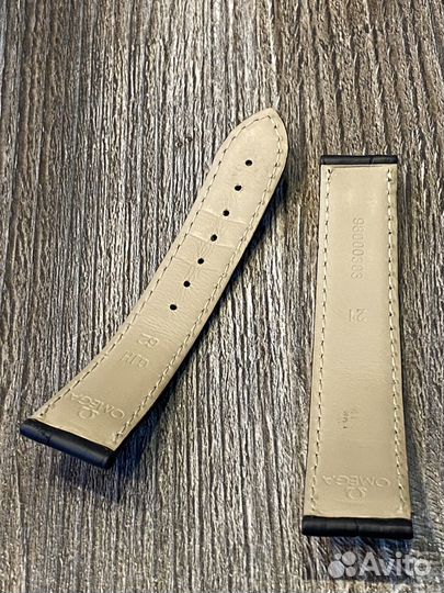 Ремень Omega аллигатор черный 21/18 под клипсу