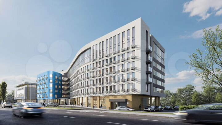 1-к. апартаменты, 47,6 м², 2/6 эт.