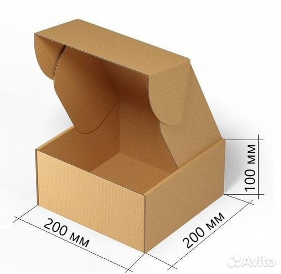 Картонная коробка самосборная