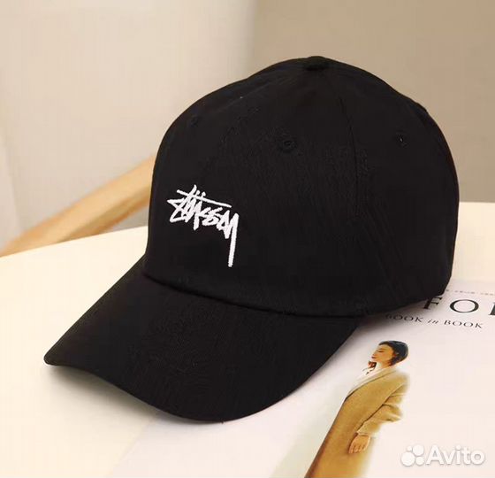 Кепка stussy(Белая,черная)