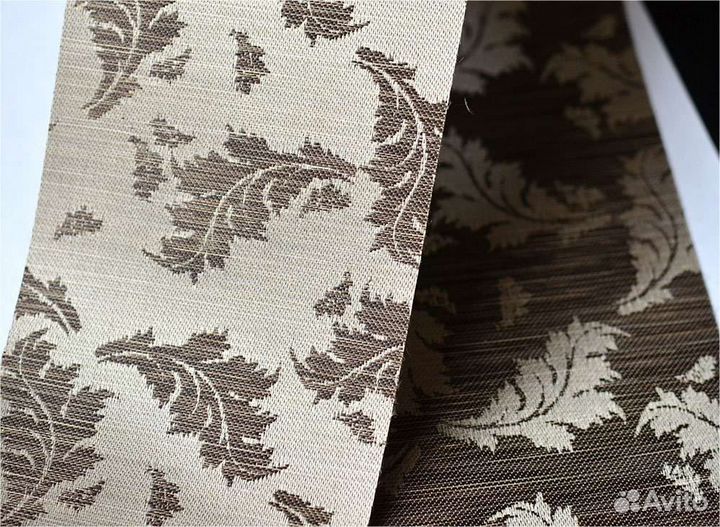 Вертикальные тканевые жалюзи Ливс темно-коричневый