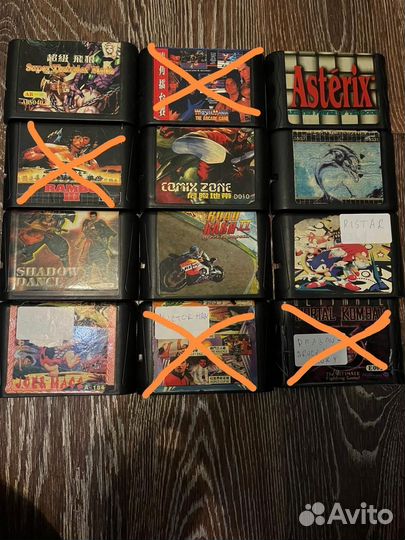 Картриджи и платки Sega 16bit