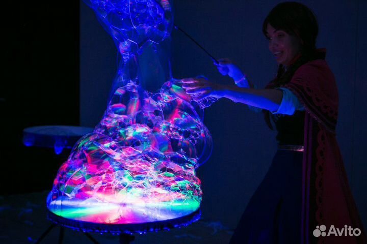 Шоу мыльных пузырей