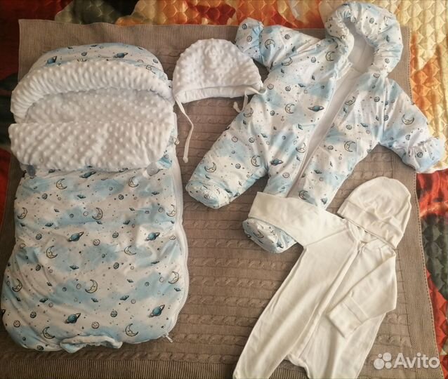 Конверт на выписку, весна-осень