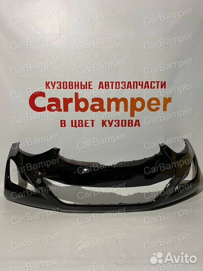 Передний бампер Хендай элантра 5 цвет черный