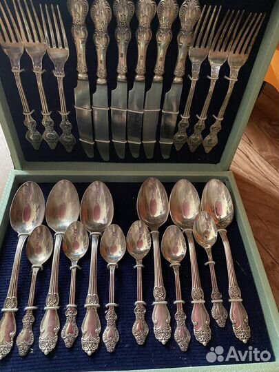 Набор столовых приборов мельхиор СССР