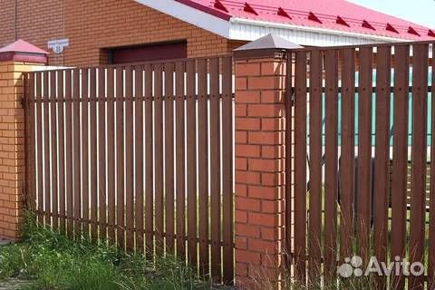 Штакетник металлический