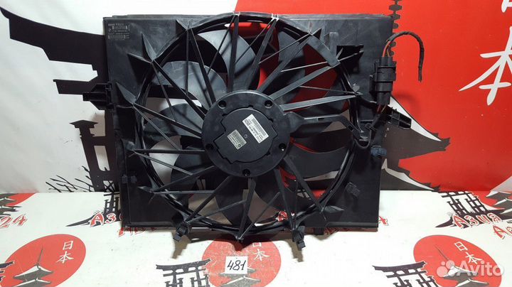 Вентилятор радиатора двигателя BMW 525i E61 N52 B2