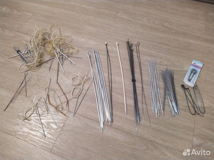 Спицы и крючки для вязания разные