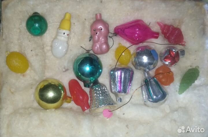 Елочные украшения малютка СССР